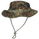 US GI Buschhut, mit Kinnband, GI Boonie, Rip Stop, flecktarn